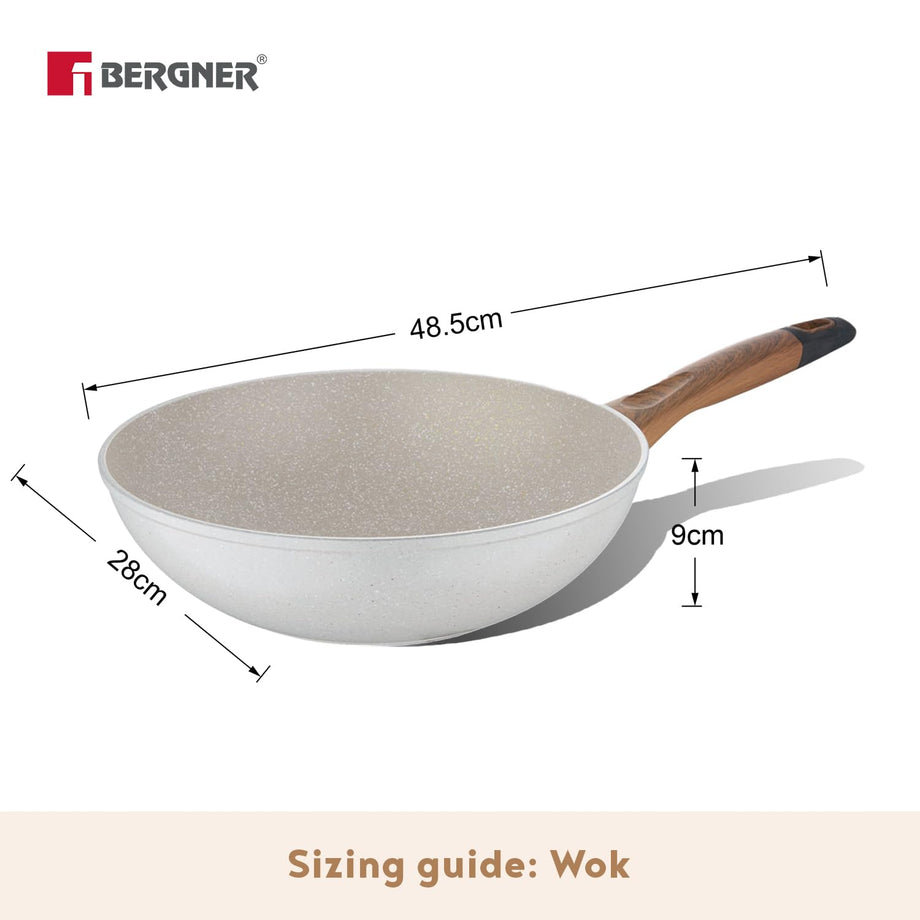 Sartén Balance 28cm, Reciclada De Aluminio Con Revestimiento Antiadherente De Cerámica, Apta Para Todos Los Tipos De Cocinas, Incluyendo Inducción, Resistente Hasta 150 Grados | 66002